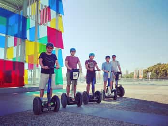 Málaga: Visita guiada de Segway ao Castelo de Gibralfaro