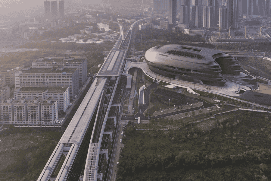 Das neue Wissenschafts- und Technologiemuseum von Shenzhen. Foto: GetYourGuide Das neue Wissenschafts- und Technologiemuseum von Shenzhen. Foto: GetYourGuide