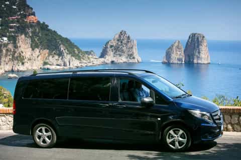 From Naples: Private transfer to Pompeii and Amalfi Coast