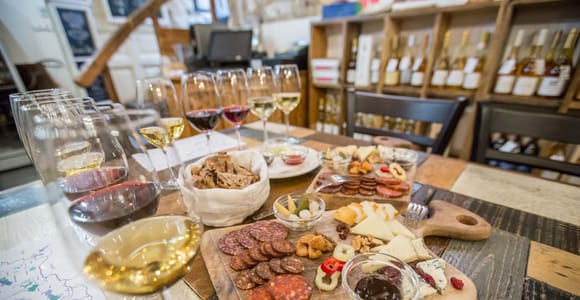 Budapest: Wein-, Käse- und Charcuterieverkostung