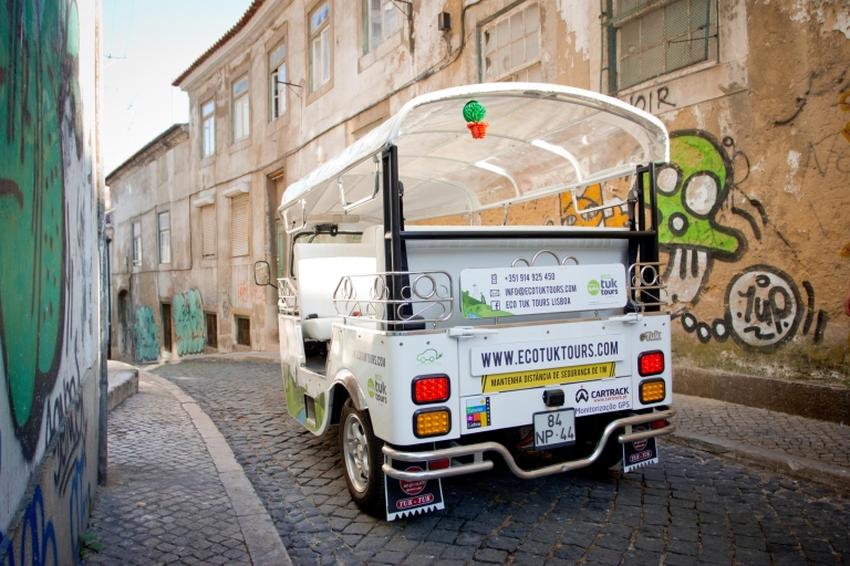 Lissabon: privérondleiding oude stad per elektrische tuktukRondleiding in het Duits