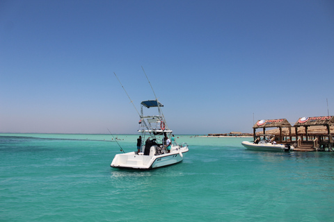 Hurghada: Snorkling i Orange Bay med lunch och dykning (tillval)Privat båt - Specialpaket för grupper