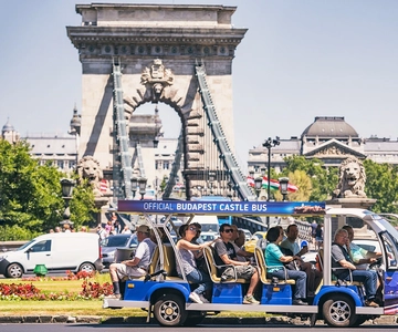 Budapest: Official Buda Castle Electric Hop-On Hop-Off Bus