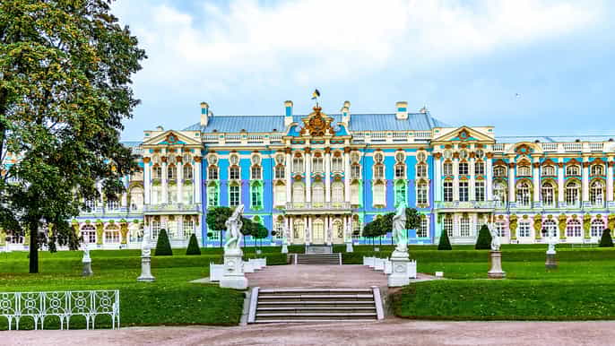 pushkin catherine palace and gardens guided tour