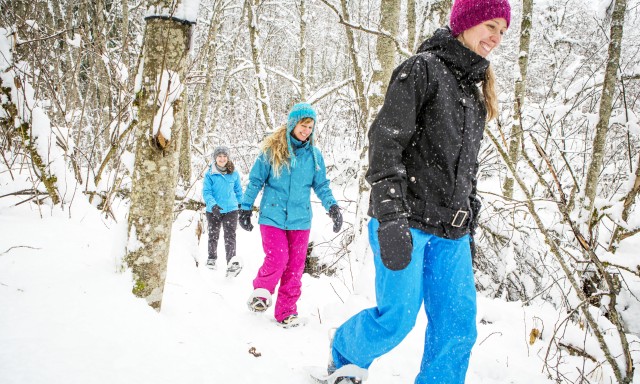 Visit Quebec City Jacques-Cartier National Park Snowshoeing Tour in Stoneham-et-Tewkesbury