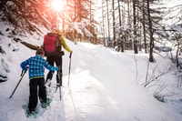 Québec, Parc national Jacques-Cartier Tournée en raquettes - Hizvo