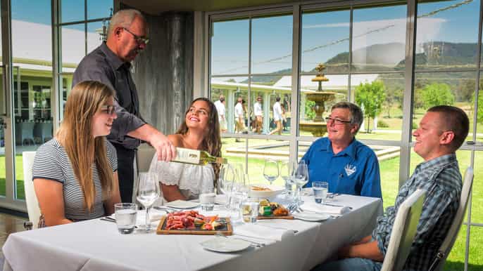 boutique hunter valley wine experience with 2course lunch