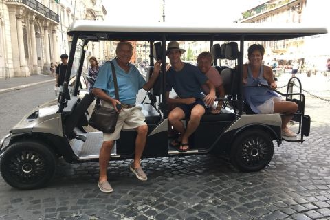 Rom: Private Sightseeing-Tour mit dem Golfwagen