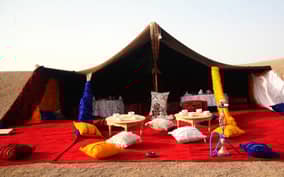 From Marrakesh: Sunset and Magical Dinner in Agafay Desert