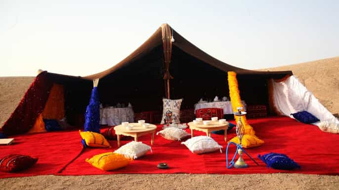 marrakech dîner dans le désert dagafay
