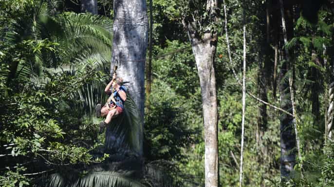 puerto maldonado monkey island zipline e kayak adventure