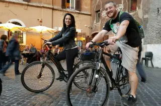 Rom: Abendliche E-Bike-Tour bei Sonnenuntergang