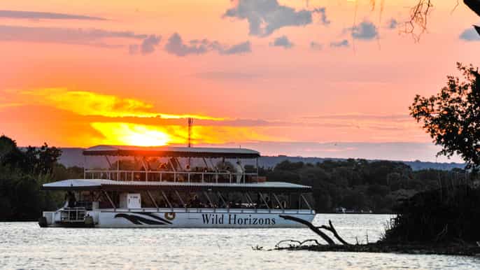 from victoria falls zambezi sunset cruise