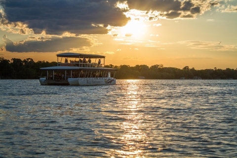 Van Victoria Falls: Zambezi Sunset CruiseZambezi River Cruise zonder Hotel Pickup