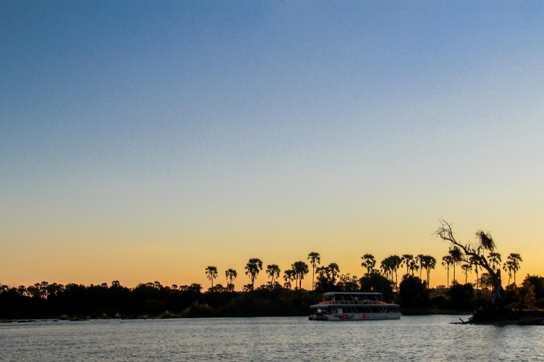 Depuis les chutes Victoria: croisière au coucher du soleil dans le ZambèzeCroisière sur le fleuve Zambèze avec prise en charge à l'hôtel