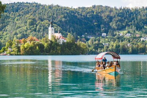 Vanuit Ljubljana: rondleiding door het meer van Bled en het kasteel van Bled
