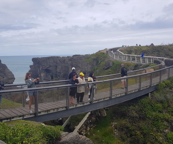 Au départ de Greymouth : Visite de Punakaiki Blowholes et Pancake Rocks