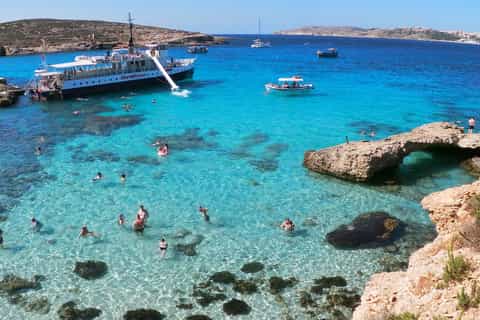 Malta: Comino, Blue Lagoon & Gozo - 2 Island Boat Cruise