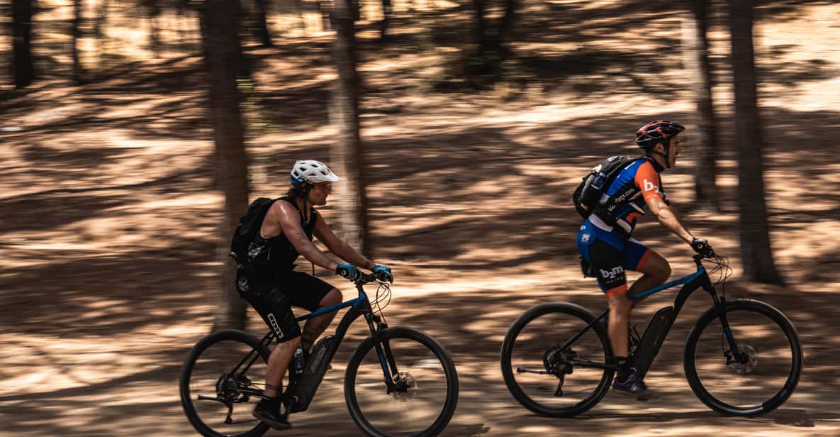 Malaga: tour in bici elettrica di 3 ore del parco naturale Montes de Malaga