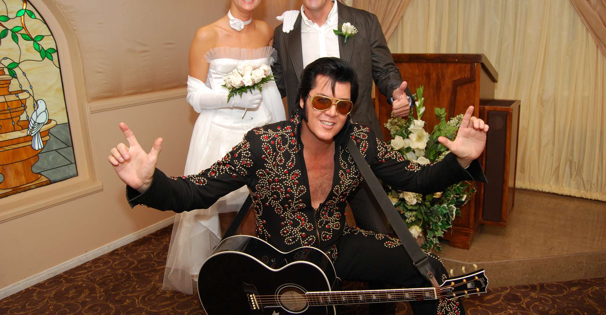 Vegas, Elvis-Themed Graceland Chapel Wedding or Vow Renewal - Housity