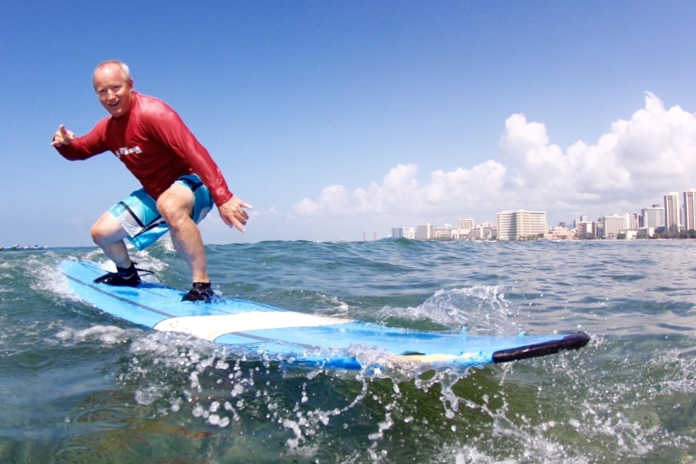 Z Waikiki: 2-godzinna lekcja surfowania w grupie dla początkujących