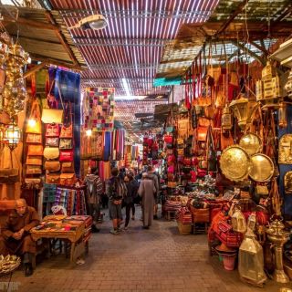 De Casablanca: excursion d'une journée à Marrakech avec balade à dos de chameau