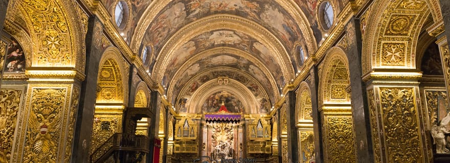 La Valette : visite guidée à pied avec la co-cathédrale Saint-Jean