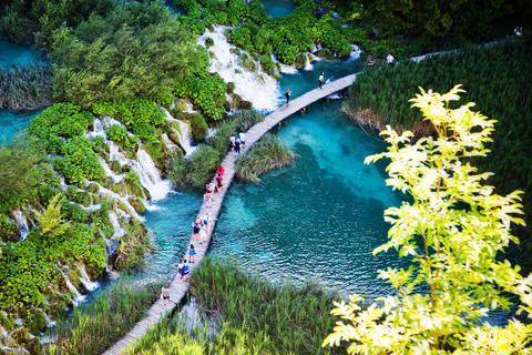 From Split/Trogir: Plitvice Lakes Guided Group Tour From Split: Plitvice Lakes National Park Group Tour