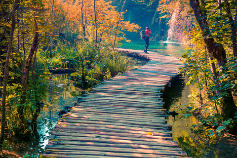 From Split/Trogir: Plitvice Lakes Guided Group Tour From Split: Plitvice Lakes National Park Group Tour