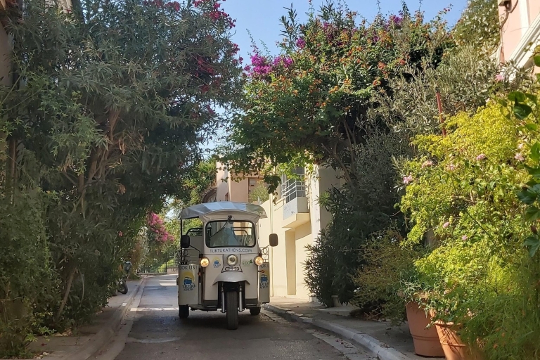 Athènes depuis le Pirée : excursion privée d'une demi-journée en E-Tuk TukAthènes: visite privée d'une demi-journée en E-Tuk Tuk