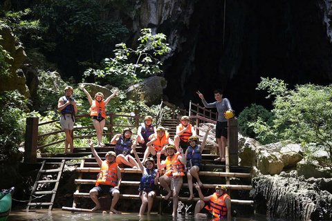 From Hue: Paradise Cave and Dark Cave Day Tour