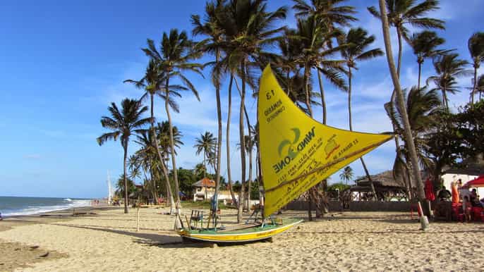 fortaleza viagem de um dia à praia de cumbuco