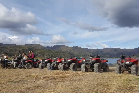 Valle Sagrado: laguna de Huaypo y Maras en bicicleta quadTour en quad de una persona desde Cuzco