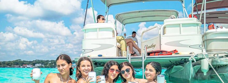 Tour en bateau de la lagune de Bacalar au départ de Costa Maya