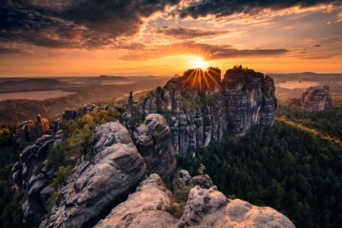From Prague: Small-Group Bastei Tour and Thermal Bath Access