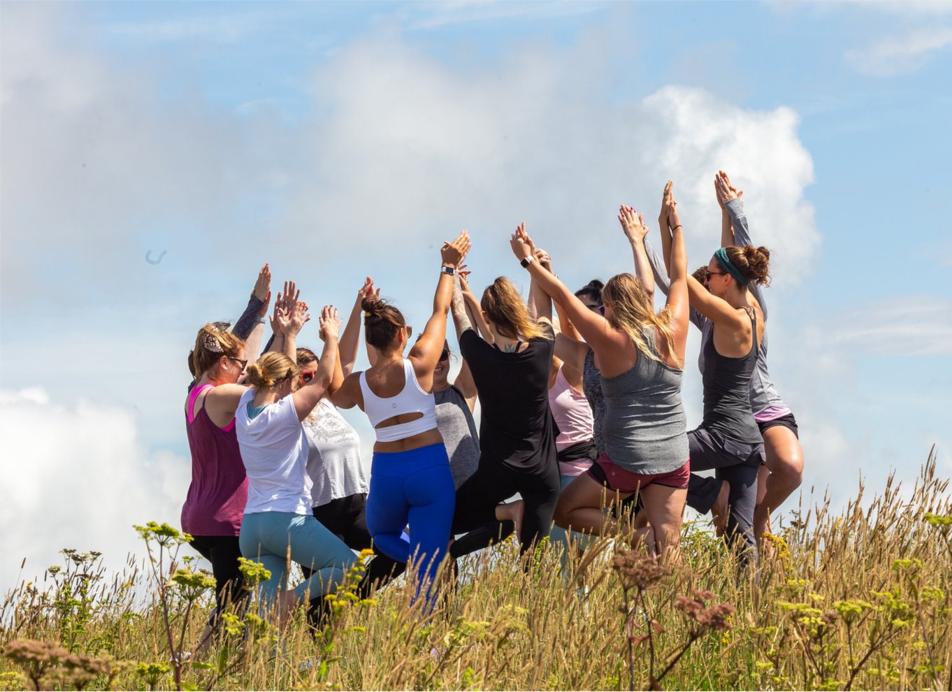 Asheville: Yoga på en vandretur i bjergene