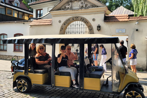 Krakow: City Sightseeing Tour by Electric Buggy Golf Cart Small group tour from the meeting point