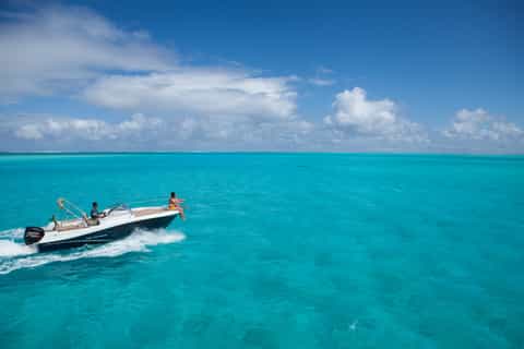 Bora Bora: boottocht op lagune met snorkelen