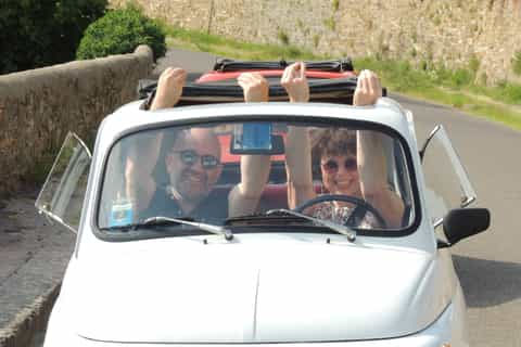 From Florence: Grand Tuscan Vintage Fiat 500 Tour
