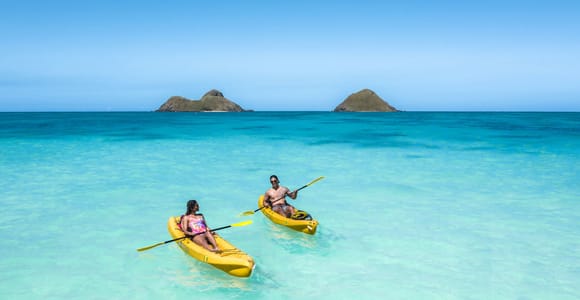Kailua: Mokulua Islands Guided Kayak & Snorkeling Tour