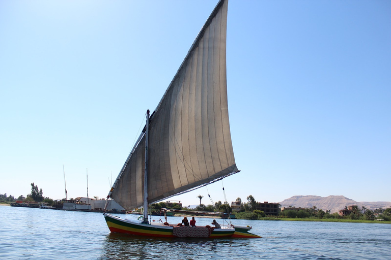 Luxor: Prywatna wycieczka łodzią Felucca z odbiorem z hoteluLuksor: Prywatna wycieczka łodzią Felucca z odbiorem z hotelu