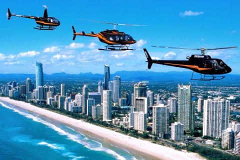 Gold Coast: paseo en lancha motora y recorrido panorámico en helicóptero