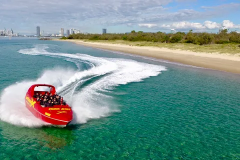 Gold Coast: Jet Boat Ride and Scenic Helicopter Tour