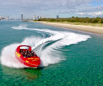 Gold Coast: Jet Boat Ride and Scenic Helicopter Tour