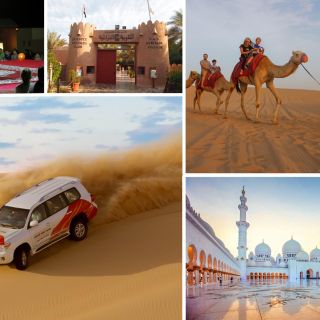 Abu Dhabi: City Tour and Desert Safari Package