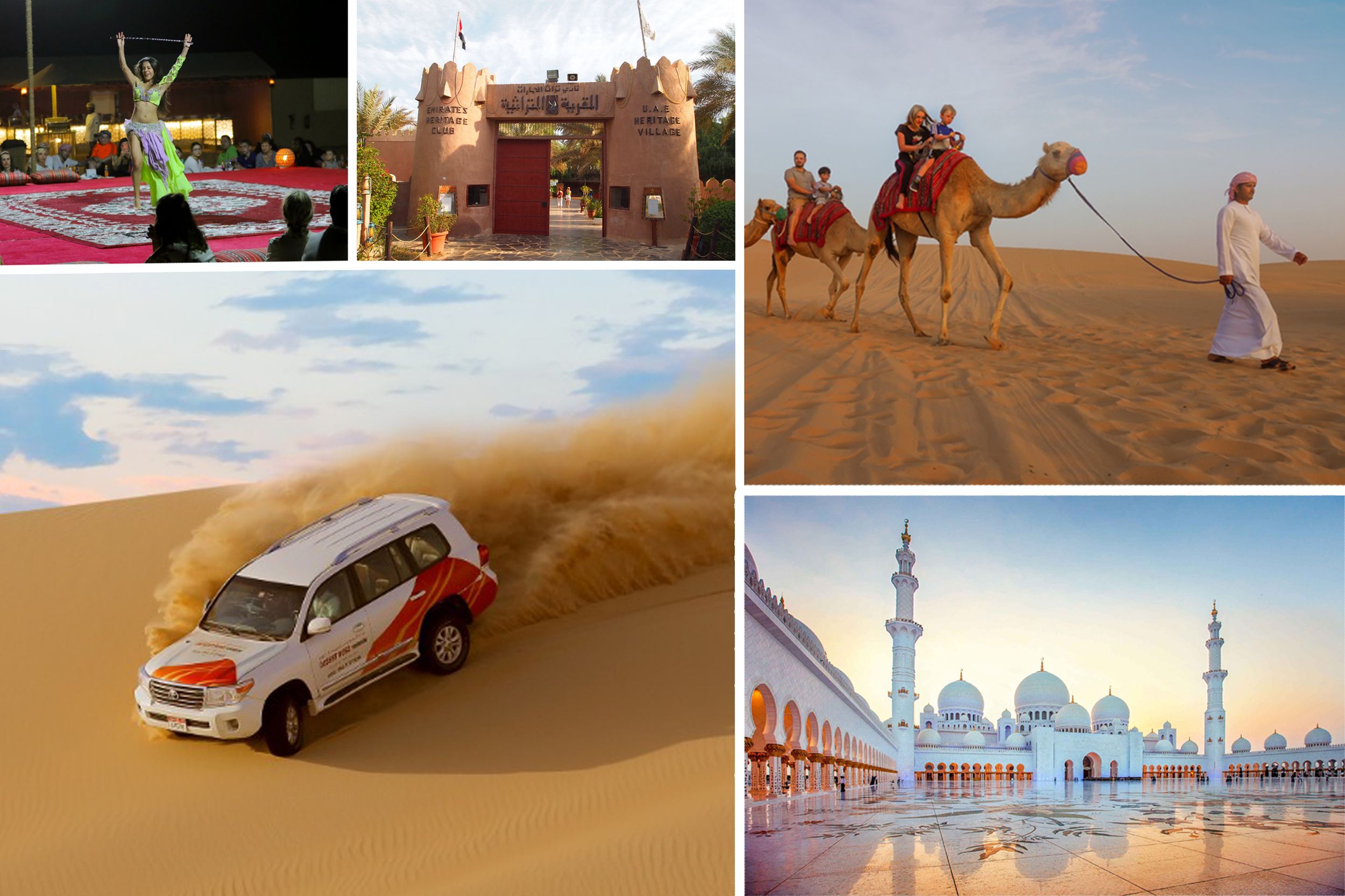 Abu Dhabi: Stadtführung und Wüstensafari-Paket