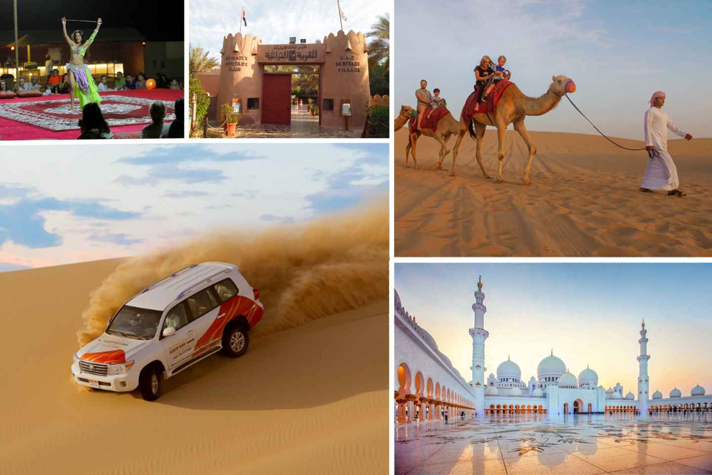 Abu Dhabi: Stadttour und Wüstensafari