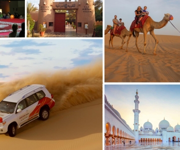 Abu Dhabi : Visite de la ville et safari dans le désert
