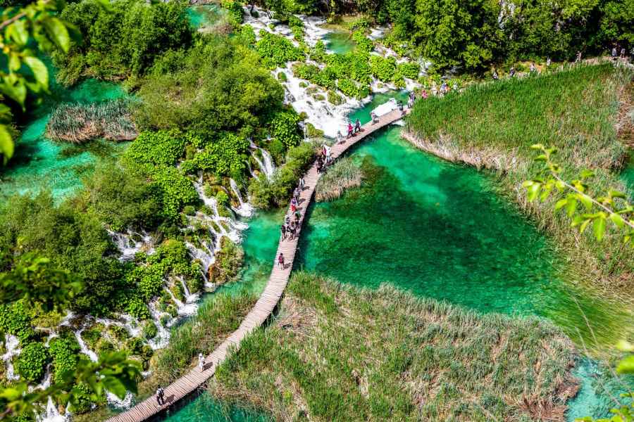 Zagreb: Transfer nach Split mit Plitvicer-Seen-Tour