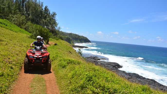 mauritius 4timmars fyrcykeltur med lunch